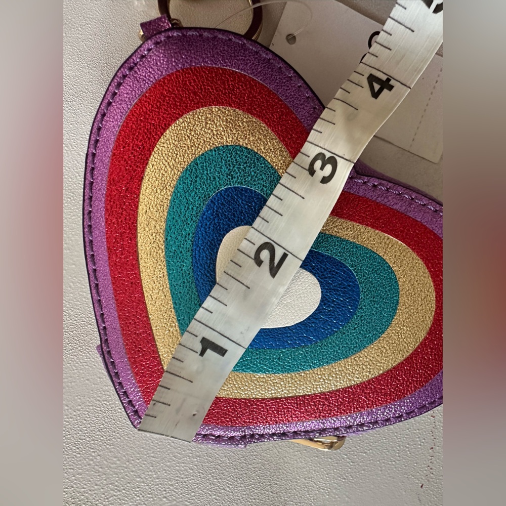 Aldo Multicolor Heart Coin‎ Pouch - Picture 7 of 7